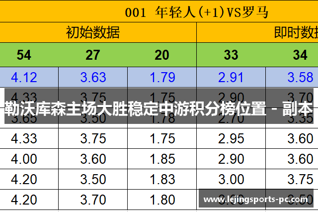 勒沃库森主场大胜稳定中游积分榜位置 - 副本
